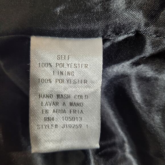 Andree by Unit Gray Plaid Double Breasted Coat Jacket Size Large Classic Chic - Picture 8 of 8